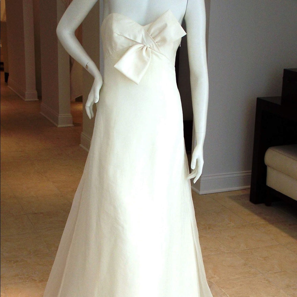 Custom made Vera Wang replicate wedding dress